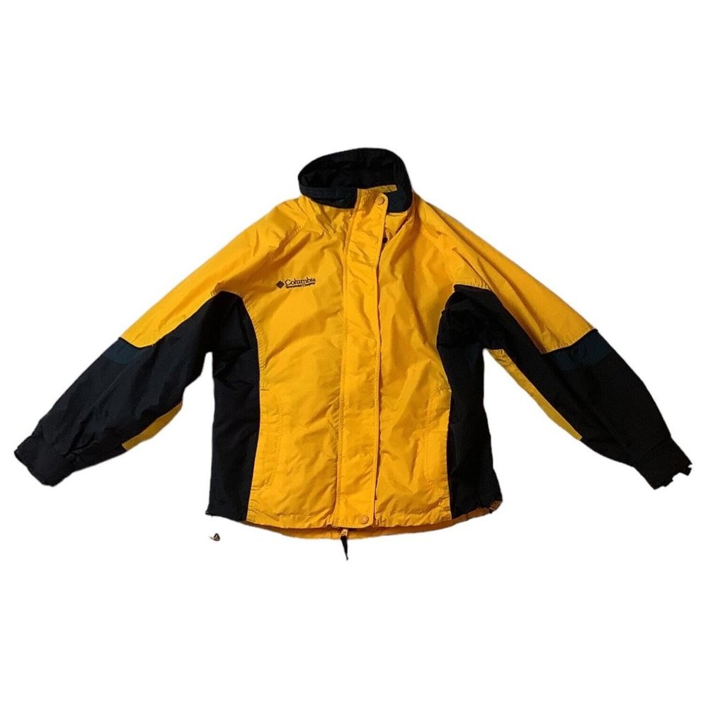 Columbia Bugaboo Jacket Womens Size Small Yellow Zip Up Outdoors